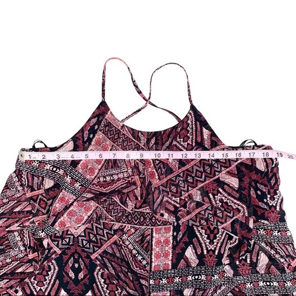 BCBGeneration Tribal Ikat Flutter Crossback Mini Dress Size Medium - Picture 13 of 16